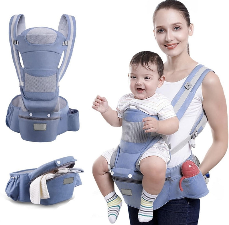 Portabebés con asiento de cadera