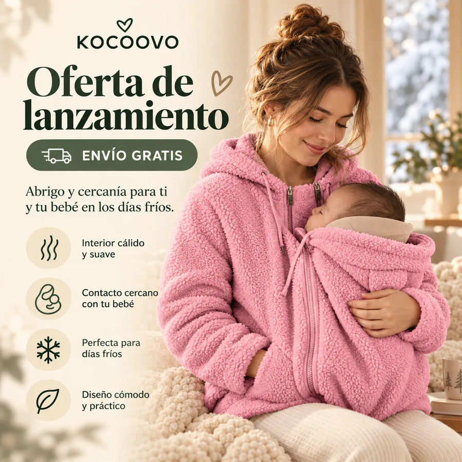 Chaqueta polar premamá 2 en 1