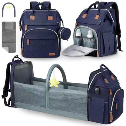 Mochila maternal con cuna plegable · foto 6