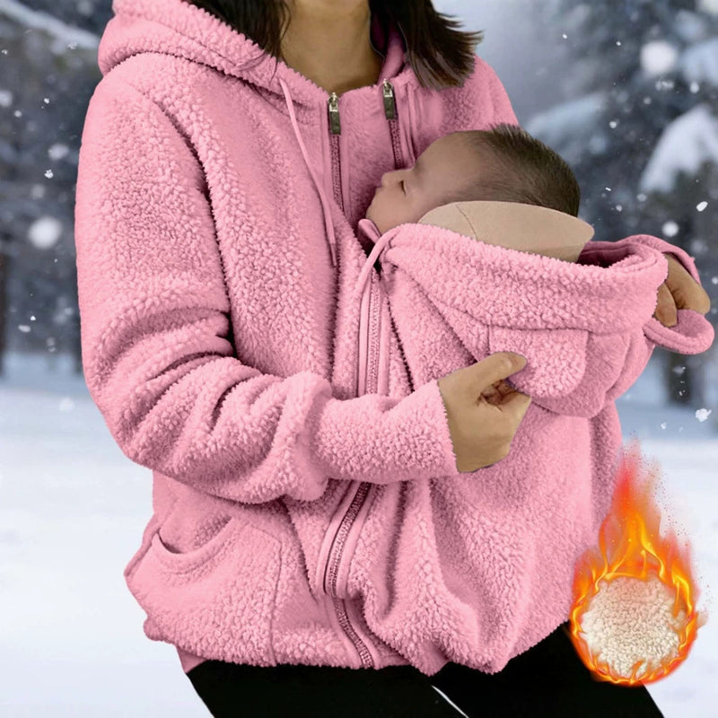 Chaqueta polar premamá 2 en 1