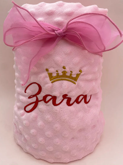 Manta de bebé personalizable con nombre